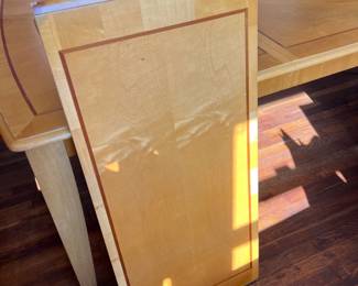 oak dining table with leaf 