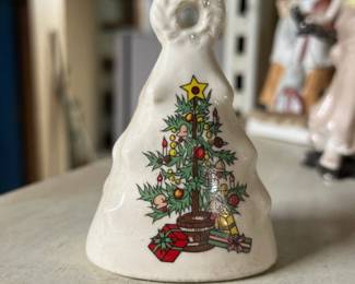 vintage lefton christmas tree bell 