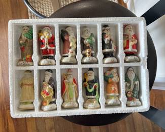 Santas from around the world 12 piece set 