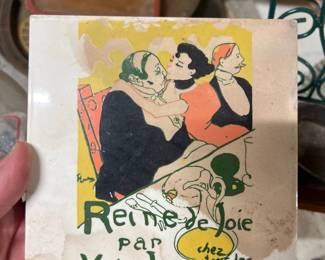 Toulouse Lautrec Jane Avril Queen of the Night Aristide Bruant Wall Tiles 