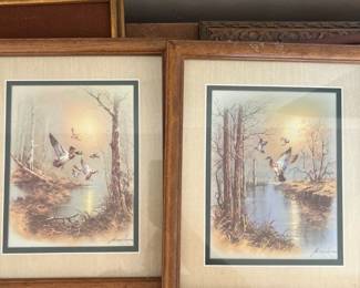 Andres Orpinas Duck Print set of 2