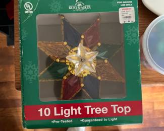 lighted tree topper star 