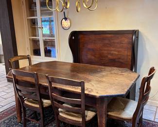 Antique English Dining Table ~$595
On Wheels 