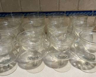 12 Shrimp Cocktail Glasses ~$75.00