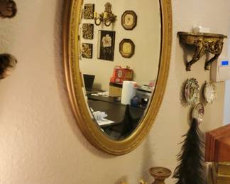 ANTIQUE GOLD MIRROR