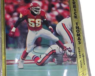 Derrick Thomas autographed picture
