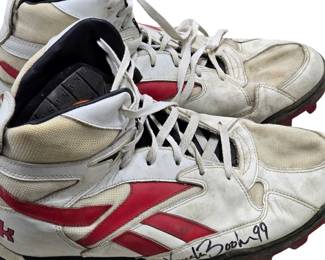Vaughn Booker autographed cleats