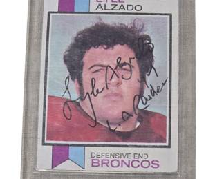 Lyle Alzedo Autographed and Certified 