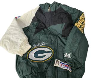 Bart Starr autographed pro line jacket