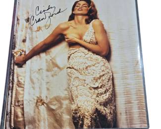Cindy Crawford autograph