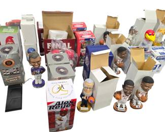 We have over 200 bobble heads