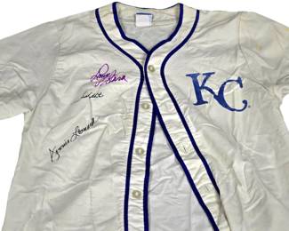 Frank White Autographed jersey