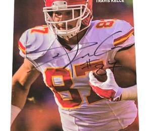 Travis Kelce autograph