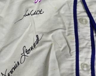 Frank White Autographed jersey