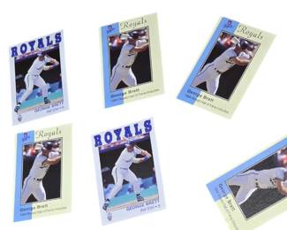 We have over 65 George Brett cards