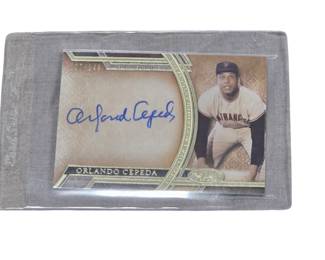 Topps 2015 Certified Autograph Orlando Cepeda 7/149
