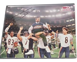 autographed Mike Ditka photo