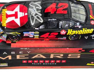 Casey Mears autographed Havoline diecast car 1:24 scale