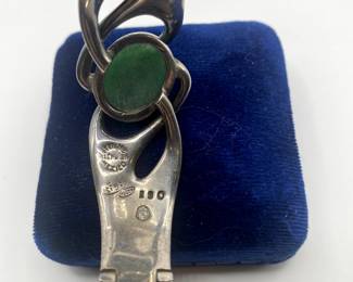 Signed modernist Taxco bracelet cuff 