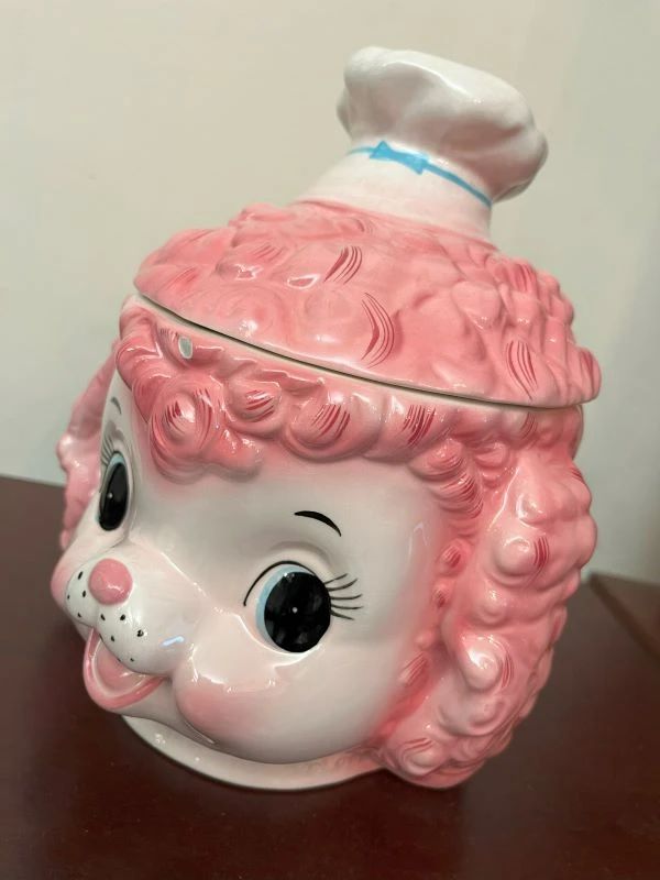 416 Vintage Lefton ESD Poodle Chef Cookie Jarmin