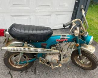 416 Vintage 1971 Honda CT70H Trail 70 Motorbikemin