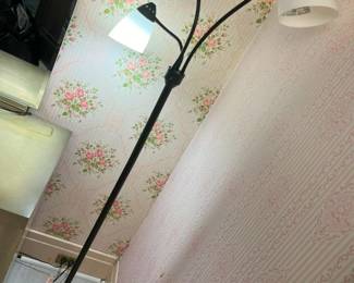 416 Modern Adjustable Triple Torchiere Floor Lampmin