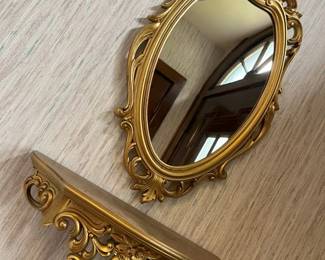 416 Syroco Vintage Mirror Shelfmin