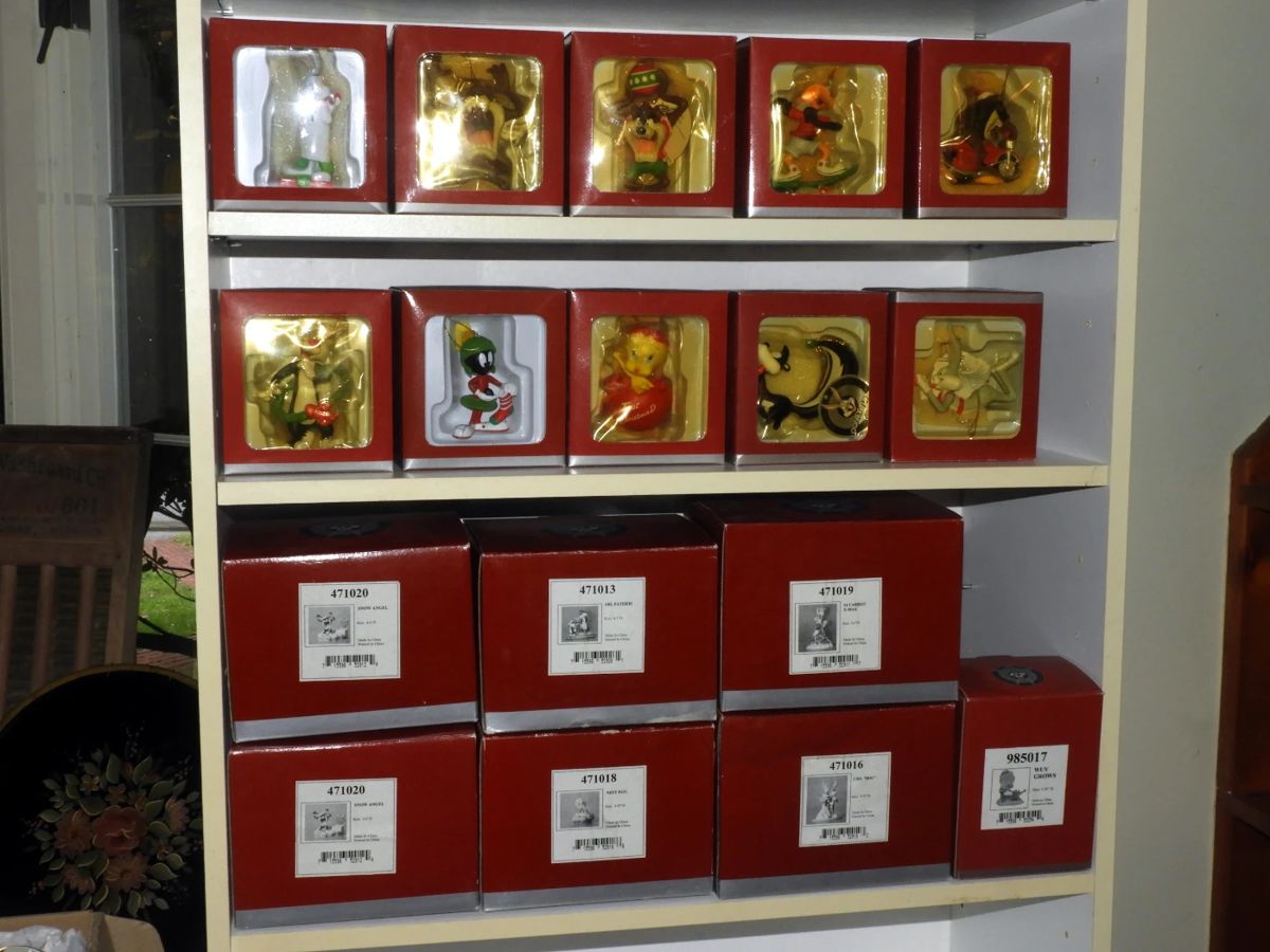 Goebel WB Looney Tunes Classic Collection Hand Crafted in Fine Porcelain: Ornaments, Figurines, and Water Globes. New in Box.