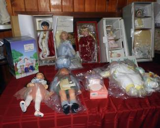 Danbury Mint, Goebel and Lenox Dolls.