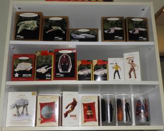 Hallmark Ornaments: Star Trek, Star Wars and other Misc.