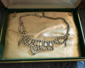 Vintage rhinestone necklace