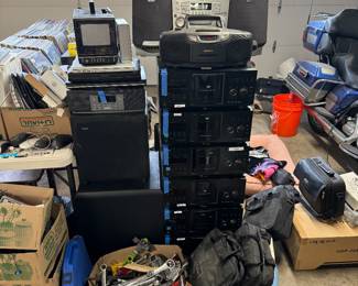 Stack of electronic devices