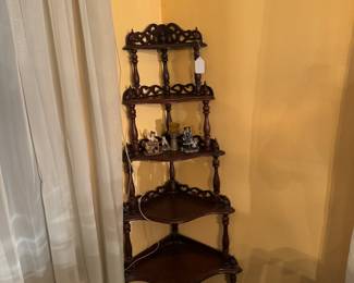 Antique corner shelf