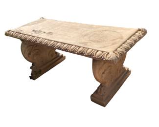 Concrete Garden Bench  