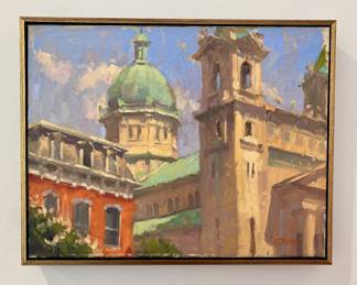 Richmond Scene
Illegible signature 
oil in canvas
14 3/4” x 18 3/4”