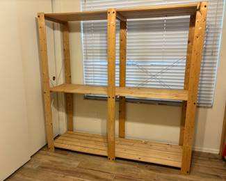 Large Wooden Shelving 