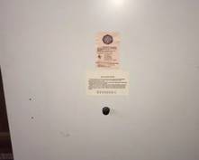 Back of radiant heater photo 2 of 2 