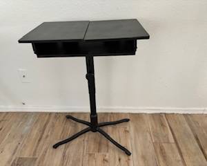 Black laptop desk photo 1 of 2 