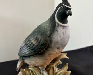 Quail Lefton bird figurine 