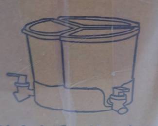 Meekoo 2 Pack Drink Dispenser With 3 Way Pouring