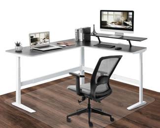 Sharewin Large Chair Mat for Hardwood Floors