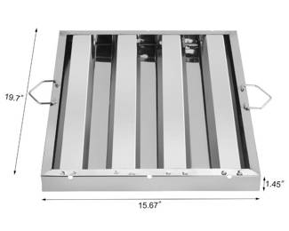 New Star Foodservice Stainless Steel Hood Filter