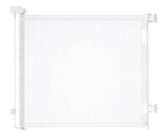 Veraste Retractable Baby Gate, 33 x 55 Inch, White
