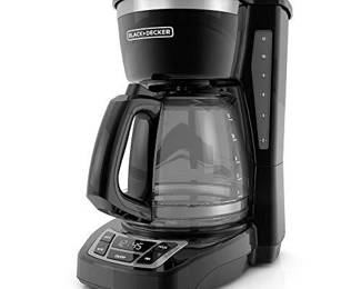 Black Decker 12-Cup Digital Coffee Maker, black