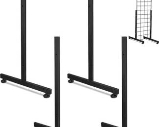 Fumete 2 Pairs Wire Grid Display Legs, Black, (Grid Not Included)