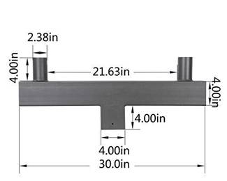 180 Degree Double Square Bullhorn Bracket for 2 Lights
