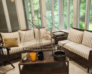 sofa and loveseat are sold