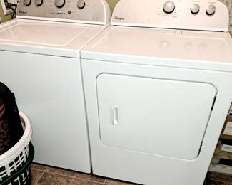 Whirlpool electric washer and range