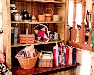 Much. much  furniture, modern and antique. Primitive painted pine cabinet 