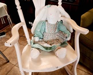 Antique shabby rocker